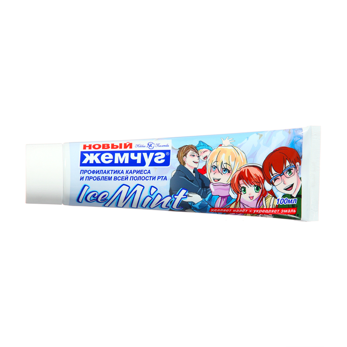 Зубная паста Новый жемчуг Ice Mint, 100 мл
