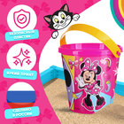 Ведро детское для игры с песком «Минни Маус», пластик, 1 л - Фото 3