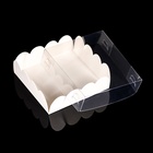 Коробочка для печенья белая, 9?9?3 см набор 5 шт. (комплект 4 шт) - фото 48991082