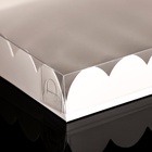 Коробочка для печенья, белая, 18?18?3 см набор 5 шт. (комплект 4 шт) - фото 48991090