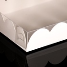 Коробочка для печенья белая, 10.5?20?3 см набор 5 шт. (комплект 4 шт) - фото 48991093