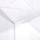 Складная коробка из PVC, прозрачная, 8×8×8 см, набор 5 шт. - фото 58002594 Складная коробка из PVC, прозрачная, 8×8×8 см, набор 5 шт. - фото 58002594