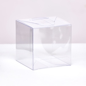 Складная коробка из PVC 7 х 7 х 7 см  набор 5 шт.