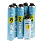 Набор PROFIGOLD, 5 баллонов утеплителя, 1 баллон очистителя, 1 пистолет - фото 23878089