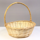 Корзина плетеная, 49 х 15/44 см, ива - фото 23925605