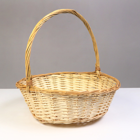 Корзина плетеная, 44 х 15/40 см, ива