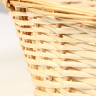 Корзина плетеная, 44 х 15/40 см, ива - фото 23925613