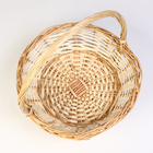 Корзина плетеная, 36 х 12/35 см, ива - фото 23925615