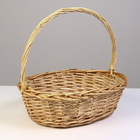 Корзина плетеная, 37 х 30/14 х 38 см, ива - фото 24355296