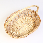 Корзина плетеная, 37 х 30/14 х 38 см, ива - фото 24355297