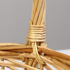 Корзина плетеная, 37 х 30/14 х 38 см, ива - фото 24355298