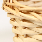 Корзина плетеная, 29 х 21/11 х 27 см, ива - фото 23925651