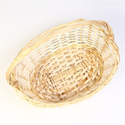 Корзина плетеная, 38 х 30/15 х 12 х 38 см, ива - фото 24355312