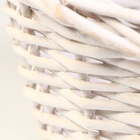 Корзина плетеная, 45 х 35 х 17/13/40 см, ива - фото 24355319