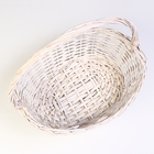 Корзина плетеная, 40 х 30 х 14/11/35 см, ива - фото 23925675