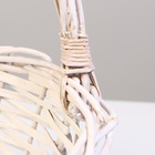 Корзина плетеная, 40 х 30 х 14/11/35 см, ива - фото 23925676