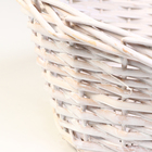 Корзина плетеная, 40 х 30 х 14/11/35 см, ива - фото 23925677