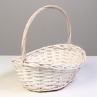 Корзина плетеная, 35 х 25 х 13/10/30 см, ива - фото 24355321