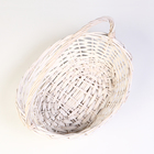 Корзина плетеная, 35 х 25 х 13/10/30 см, ива - фото 24355322