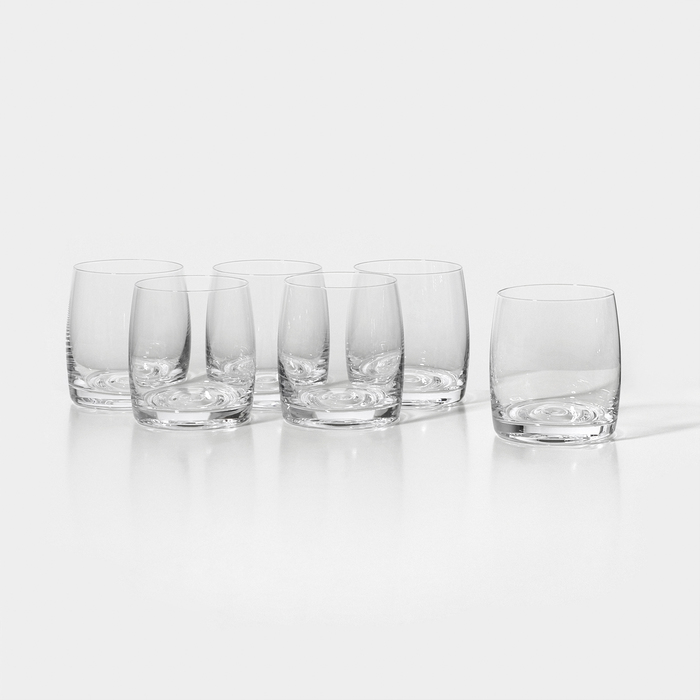 Стакан стеклянный для виски PAVO AQUA, 290 мл, 6 шт - Фото 1