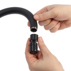 Аэратор ZEIN Z3590, поворотный, на шарнире, черный - Фото 9