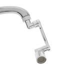 Аэратор ZEIN Z3592, поворотный, регулируемый, на шарнире, 2 режима, хром - Фото 13