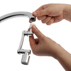 Аэратор ZEIN Z3592, поворотный, регулируемый, на шарнире, 2 режима, хром - Фото 10