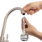 Аэратор ZEIN Z3597, поворотный, гибкий, с регулировкой потока, 3 режима, хром - Фото 10