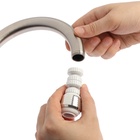 Аэратор ZEIN Z3601, поворотный, на шарнире, 2 режима, хром/белый - Фото 11