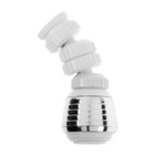 Аэратор ZEIN Z3601, поворотный, на шарнире, 2 режима, хром/белый - Фото 8