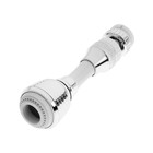 Аэратор ZEIN Z3605, поворотный, на шарнире, гибкий, 2 режима, хром/белый - Фото 6