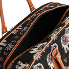 Сумка дорожная на молнии, длинный ремень, цвет разноцветный - фото 24484406