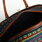 Сумка дорожная на молнии, длинный ремень, цвет разноцветный - фото 23918522