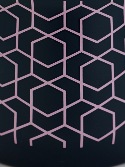 Кружка керамическая «Геометрия», 380 мл, цвет синий