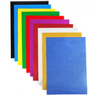 Бумага цветная самоклеящаяся, с блёстками, А4, 10 листов, 10 цветов, мелованная, односторонняя, в пакете, 80 г/м², Человек-паук - фото 9687513