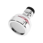 Аэратор ZEIN Z3632-1, поворотный, на шарнире, с красным вентилятором, хром/прозрачный - Фото 6