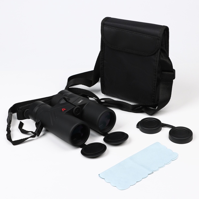 Бинокль «Эксперт», 10×42, с чехлом, чёрный - Фото 1