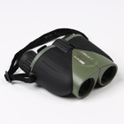 Бинокль «Турист», 10×25, с чехлом, чёрный, зелёный - Фото 2