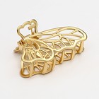 Краб для волос металлический For you, 4.9 х 2.8 см - фото 23909901