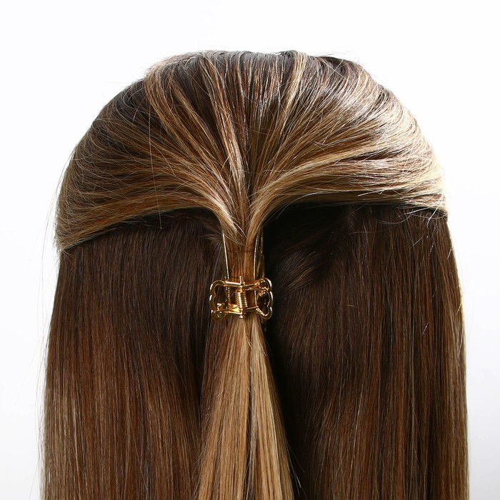 Краб для волос металлический «For you», 7.5 х 5 см