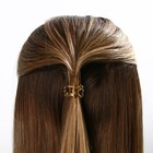 Краб для волос металлический For you, 4.9 х 2.8 см - Фото 9