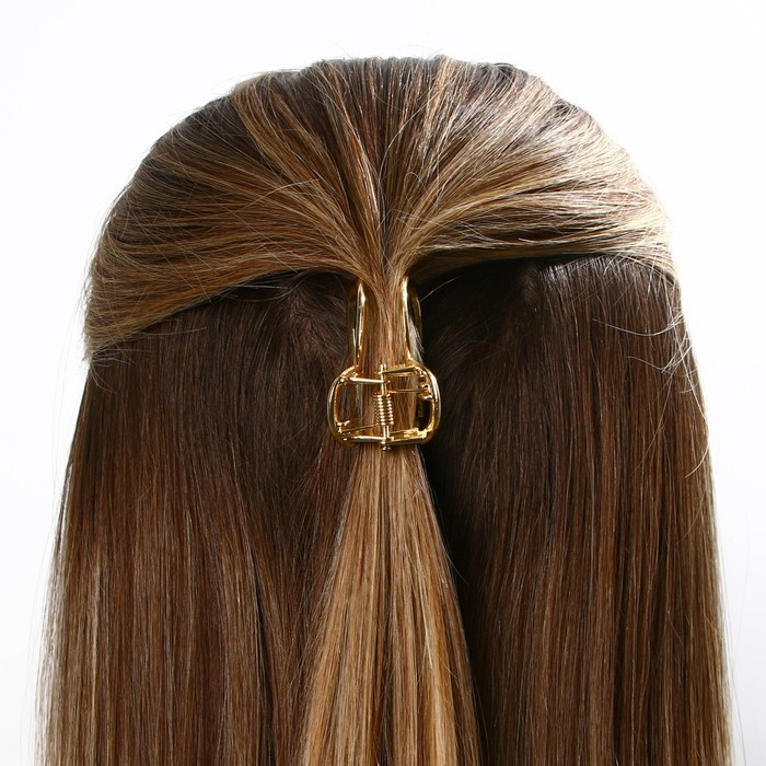 Краб для волос металлический «XOXO» , 4.5 х 3 см