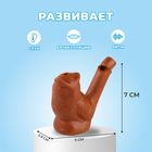 Свистулька керамическая «Сова», для росписи 2.9×7×5 см - Фото 2