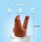 Свистулька керамическая «Петушок», для росписи 3.5×6.5×6.2 см - Фото 2