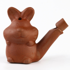 Свистулька керамическая «Зайка», для росписи 3.3×6.3×6.2 см - Фото 3