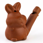 Свистулька керамическая «Зайка», для росписи 3.3×6.3×6.2 см - Фото 4