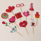 Шпажки для канапе «Для влюблённых», набор 12 шт. - Фото 3
