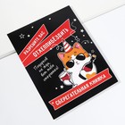 Конверт для денег, открытка на День Рождения «Поздравительная», с котом, 6 листов, 16,3 х 21,3 см - Фото 6