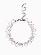 Браслет из бусин «Блеск», L=16 см, радужный в серебре - Фото 1