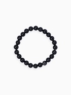 Браслет из бусин «Агат», d=5.5 см, шар №8, чёрный - Фото 1